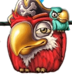 Red Parrot collector with grey helmet and white beard